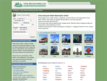 Tablet Screenshot of china-discount-hotels.com